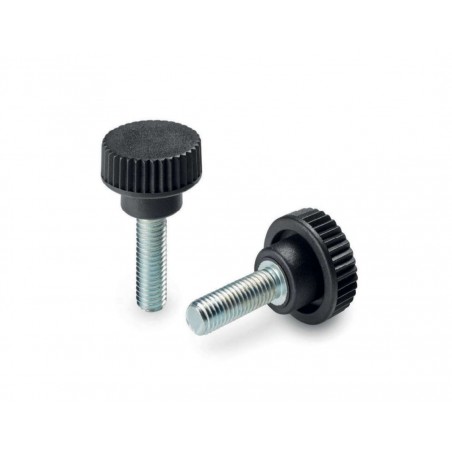 Buton striat cu surub H753