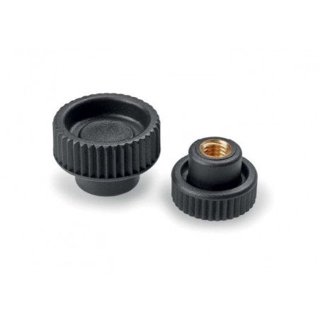 Buton striat cu filet din bronz H767