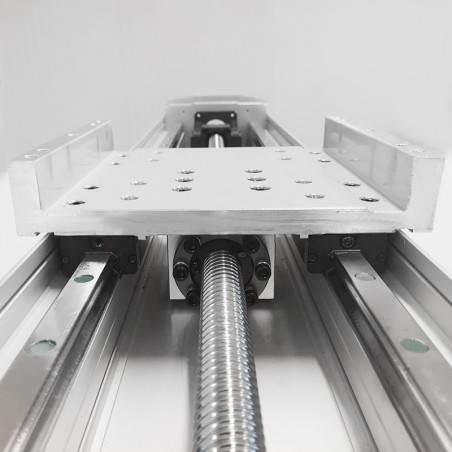 Unitate deplasare liniara surub cu bile 25x10 si 2 ghidaje 1000mm