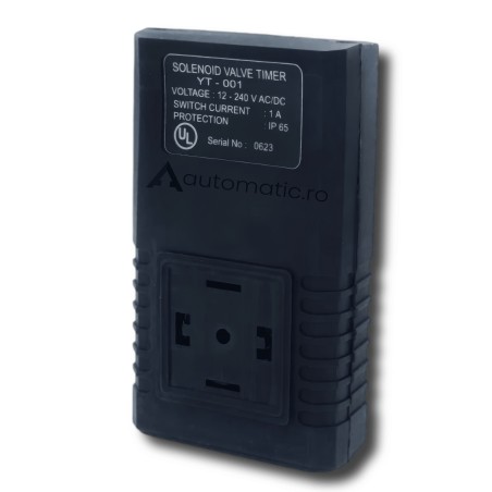 Releu de temporizare pentru electrovalve 12 - 220 V AC/DC