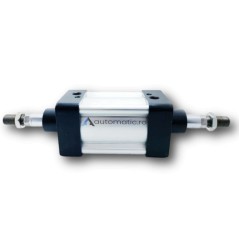Cilindru pneumatic cu tija dubla SID Φ80 - filet M20 10 bari