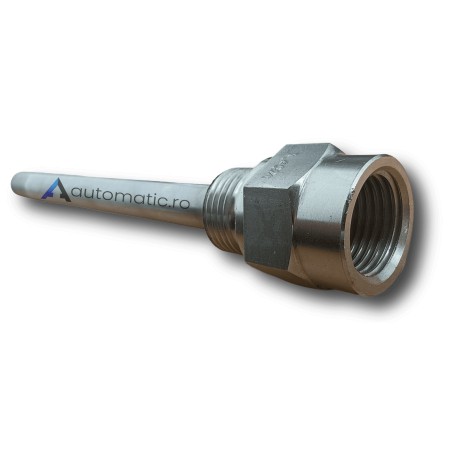 Teaca Senzor Temperatura TSTDs cu filet dublu G1/2 160 mm