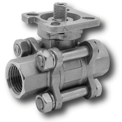Robinet sfera 2 cai, 1/2" otel inoxidabil CF8 DN