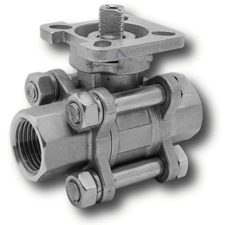 Robinet sfera 2 cai, 1/2" otel inoxidabil CF8 DN