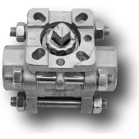 Robinet sfera 2 cai, 3/4" otel inoxidabil CF8 DN